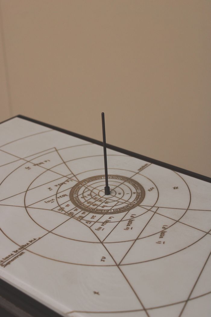 Elegant sundial showcasing ancient timekeeping with intricate design.